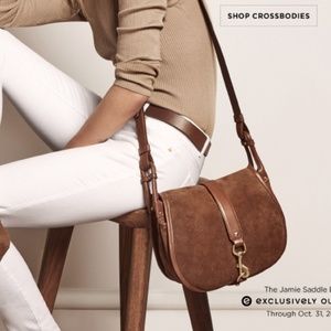 NWOT Michael Kors Jamie Medium Saddle Bag